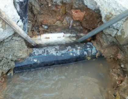 霍林郭勒测漏水之水管漏水